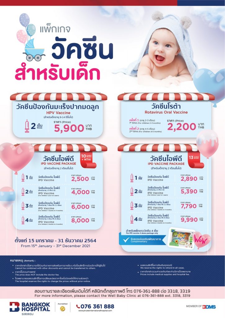 #วัคซีนในเด็ก #วัคซีนเสริม #วัคซีนเด็กปี2564